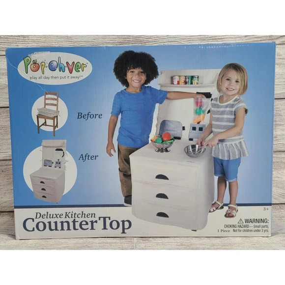 Kangaroo Mfg Pop-oh-ver Deluxe Kitchen Countertop Cloth Pretend Play New - Picture 1 of 9